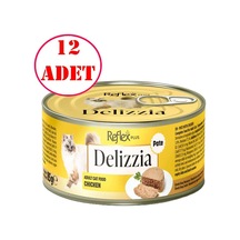 Reflex Plus Delizzia Kedi Konservesi Tavuklu Ezme 85 Gr 12 Ad