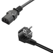 1.5 Metre Pc Power Güç Kablosu 3x1mm Iec-60320 C13 Di Şi - Schuko/ti P F Erkek Fi Ş Uçlu
