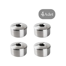 Porsima Large  4 lü Derin Metal Küllük