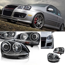 Vw Golf 5 2008-2009 Mk5 Bi Xenon Özellikli Krom R32 Ön Far