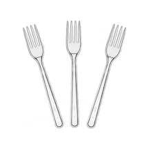 Plastik Çatal 100 Lü Paket Şeffaf