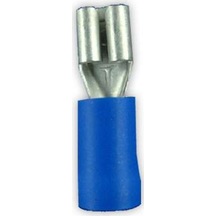 Kablo Ucu İzoleli Dişi Mini Mavi 1,5X2,5 / 4,75mm  25 Adet