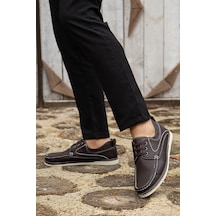 Daxtors D0607 Günlük Ortopedik Erkek Casual Ayakkabı Kahverengi