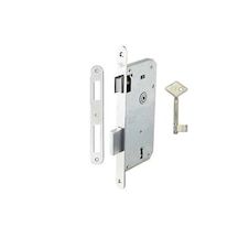 İto Ahşap İç Kapı Kilitleri 740rko/40 Extra Gömme, Oval Ayna