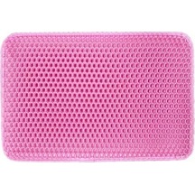 Maxaccess Pembe 55x75 Cm Su Geçirmez Çift Katmanlı Kedi Kumu Pedi İle Evinizi Temiz Tutun