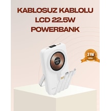 Northcity Manyetik Kablosuz Powerbank 22.5w - Hızlı Şarj Ve Lcd Ekranlı