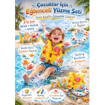 Havuz Ve Deniz Çocuk Yüzme Öğrenme, Deniz Kolluk, Havuz Simit Ve Can Yeleği Çocuk Yüzme Set