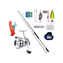 Aria-3000a Double Black 270cm 15-40gr Turna Spin Olta Takımı Seti