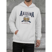 Startmore Tarzsokak Arizona Büyüleyici Baskı Erkek Kapüşonlu Üstleri Büyük Beden Polar Kapüşonlu Üst Moda Sokak G Beyaz