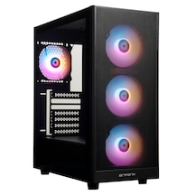 Bitfenix Grafi Black 4x120mm Frgb Fan Mesh Temperli Cam Usb 3.0 Mid Tower Atx Gaming Kasa Bfc-grm-kkgsk-4f