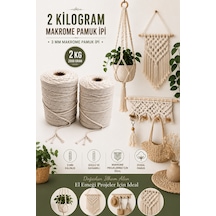 2 Kg 5 Mm 3 Büküm Makrome İpi 300 Metre
