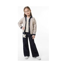 Xo Kids Kız Çocuk 4lu Alt Üst Takım 7-14 Yaş 3912-4912 Bej