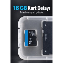 Microsd Hafıza Kartı 16 Gb Adaptörlü Set - Lisinya