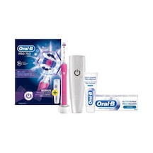Pro 750 Şarj Edilebilir Diş Fırçası Cross Action Pembe+50 Ml Diş Macunu