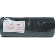 Hantal Boy Çöp Torbası 100 X 150 Cm 10 Lu Rulo X 1 Paket 10 Adet Siyah