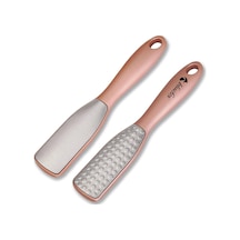 Çift Taraflı Ayak Törpüsü Paslanmaz Çelik Nasır Ve Topuk Çatlağı Törpüsü, Ergonomik Saplı, Is