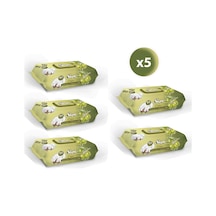 Sleepy Doğal Zeytinyağlı Islak Bebek Havlusu 5 X 90'Lı