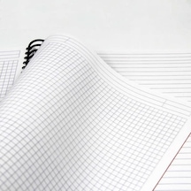 I'am Smart Plastik Kapak 125 Yaprak 4+1 Bölmeli Spiralli A4 Defter