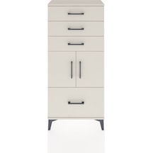 Hyperion Dolap Tek Raflı 4 Çekmeceli 2 Kapaklı 60x44x134 Ayta... Aytaşı