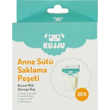 Kujju Süt Saklama Poşeti 25 Adet Şeffaf 935872020ss1