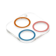 İphone 13 Pro Max Renkli Kamera Lens Koruma Cam - Pembe-mavi