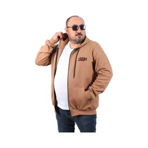 Moc Grande Mocgrande Büyük Beden Sweat Kapüşon Ninety One 22724 S.kahve