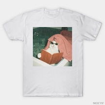 Tarzsokak Komik Sassy Kedi Meme T-shirt Erkekler Kadınlar Için % 100% Pamuk T Shirt Kısa Kollu Üstler J Beyaz