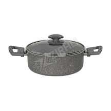 5 Adet Mehtap Granit Tencere 22 Cm 024055 Çok Renkli