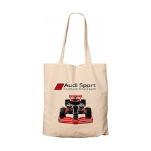 F1 Audi Sport Formula Krem Kanvas Bez Çanta Krem