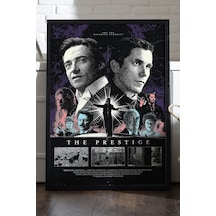 The Prestige Siyah Ahşap Çerçeveli Poster, Dekoratif Film Duvar Tablosu