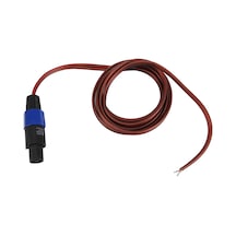 Speakon Hoparlör Kablosu Çıplak Tel Açık Uçlu Kablo, Speakon'dan Hoparlöre