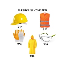 90 Parça Şantiye Eldiven Seti İle Güvenli Çalışma Fırsatı