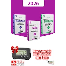 2026 Kpss Genel Kültür Genel Yetenek Vatandaşlık-tarih-coğrafya Soru Bankası Seti Hediyeli