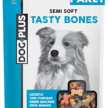 Dogplus Lezzetli Yarı - Yumuşak Kemik Şeklinde Köpek Ödül Maması 180 Gr X 5 Adet