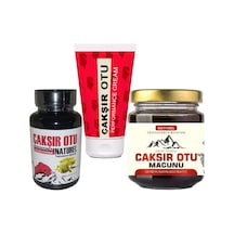Çakşır Otu Hacmine Süresine Katılığına 3 Adet Set Çakşır Otu Kremi + Çakşır Otu Macunu + 60lı Çakşır Otu Kapsülleri