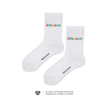 Nicenonice Yüksek Y2k Çoraplar Dudshnila 114792210 Beyaz