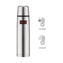 Thermos Fbb Light&compact Staınless Steel 185323 Steel Sbk 1l - 5010576873538 - Sıcak:24 Saat Soğuk:24 Saat K M Çelik