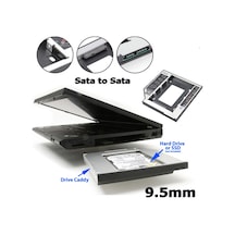Notebook 2. Harddisk için Yuva Kutu 9.5Mm Slim Laptop İkinci Hdd