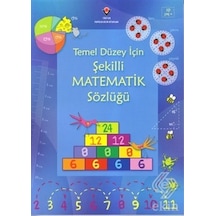 Temel Düzey İçin Şekilli Matematik Sözlüğü Ciltsiz - Tori Large -  Kirsteen Rogers - Tübitak Yayınları