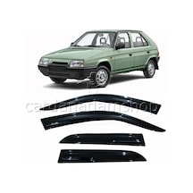 1993 Skoda Favorit Cam Rüzgarlığı Araca Birebir Uyumlu 4Lü Set