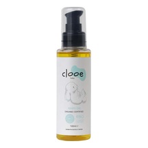 Clooe Organik Bebek Yağı 100 Ml - Jojoba & Tatlı Badem Yağlı - Cilt ve Saç Bakım Rutini İçin - Doğal İçerikli