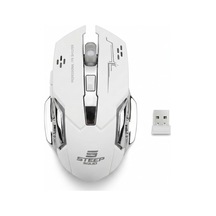 Steep Solid Kablosuz Rgb Gaming Mouse, 2.4 Ghz Usb Bağlantı, Şarj Edilebilir, Rgb Aydınlatmalı, 2400 Dpı, Optik Sensör, Sağ Sol El Uyumlu Simetrik Tasarım, Kablosuz Oyuncu Mouse Mo-08