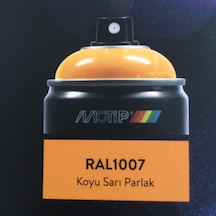 Motip Carat 400 ML Ral 1007 Koyu Sarı Akrilik Sprey Boya Motip Carat 400 ML Ral 1007 Koyu Sarı Akrilik Sprey Boya