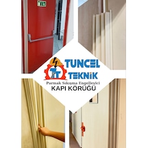 10 Adet 180 Cm Parmak Sıkışma Önleyici Körük -kapı Körüğü Krem Renk