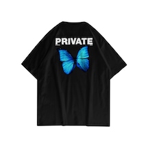 Flood Of Style Unisex Private Siyah Tshirt