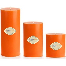 Small 3 Lü Set Mum Çap 7 Cm Turuncu Turuncu