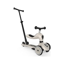 Highwaykick 1 Push And Go Kickboard Oturaklı Çocuk Scooter'ı, 2'si 1 Arada Direksiyonlu Denge Bisikleti, 1 2 Yaşından İtibaren, Yüksekliği Ayarlanabilir, Aletsiz Açık Mavi