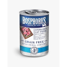 Bosphorus Tahılsız Kuzu Etli Kısırlaştırılmış Konserve Yetişkin Kedi Maması 6 x 415 G
