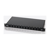 Uranıum Ppr12pscdx 12 Port F/o Sc Dx Ral9005 Patch Panel 10f-sb1u12pscdx-rea Cn