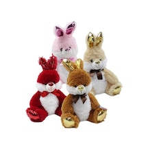 Halley Oyuncak 62504 Parlak Tavşan Peluş Oyuncak 40 Cm